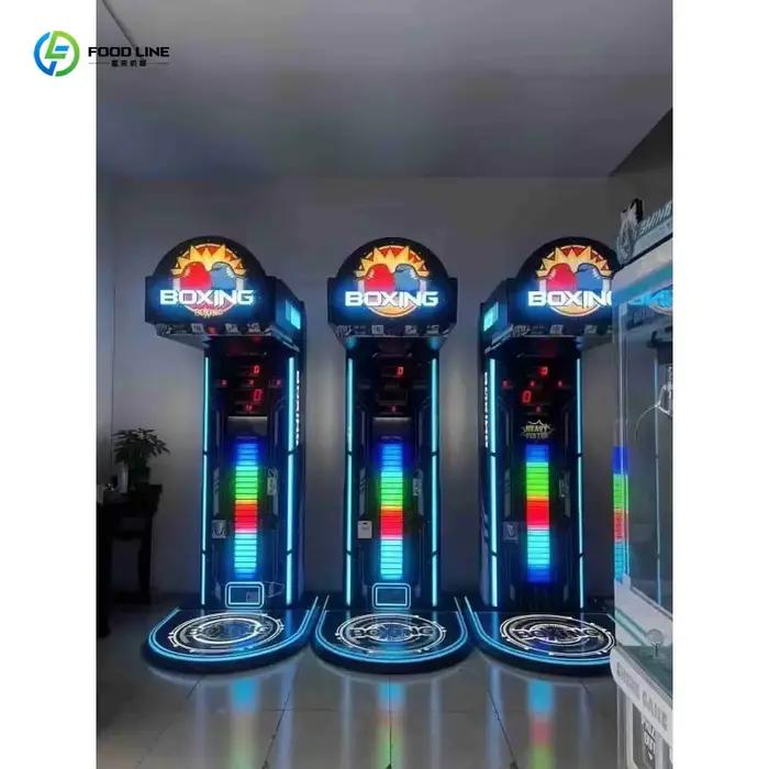 Machine d'arcade de boxe électronique interactive personnalisée, à monnayeur, nouveau design, console de jeu sportive d'intérieur pour salle d'arcade