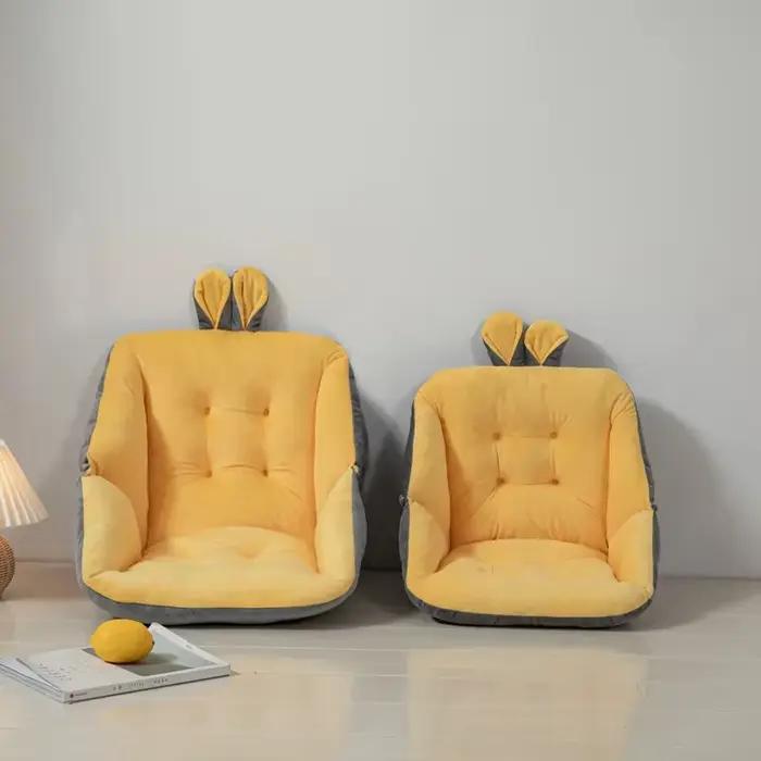 Optique-Coussin de siège semi-fermé avec dossier et coussin