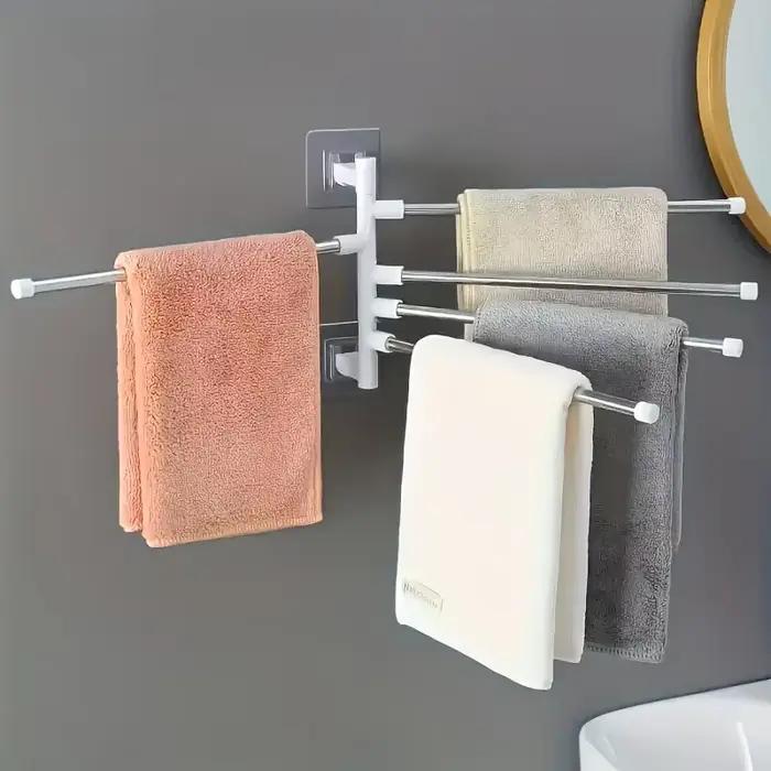 Porte-serviettes mural en aluminium