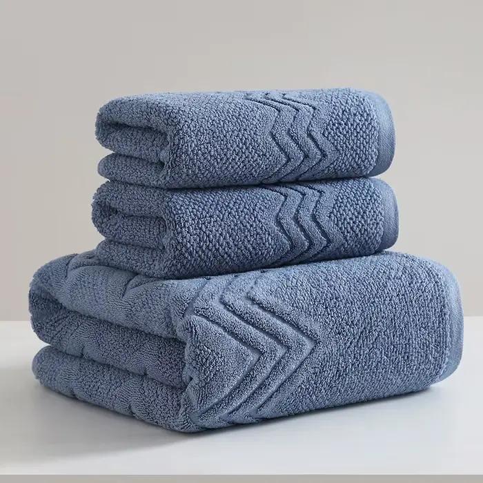 Serviettes de bain en coton égyptien pour hommes et femmes