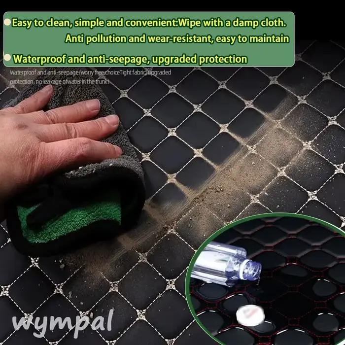 Tapis de sol de voiture pour KIT E-208 e208 P21 2019 ~ 2022 2020 Tapis Polymères en cuir de luxe Tapis imperméables Tapis durables Accessoires de voiture