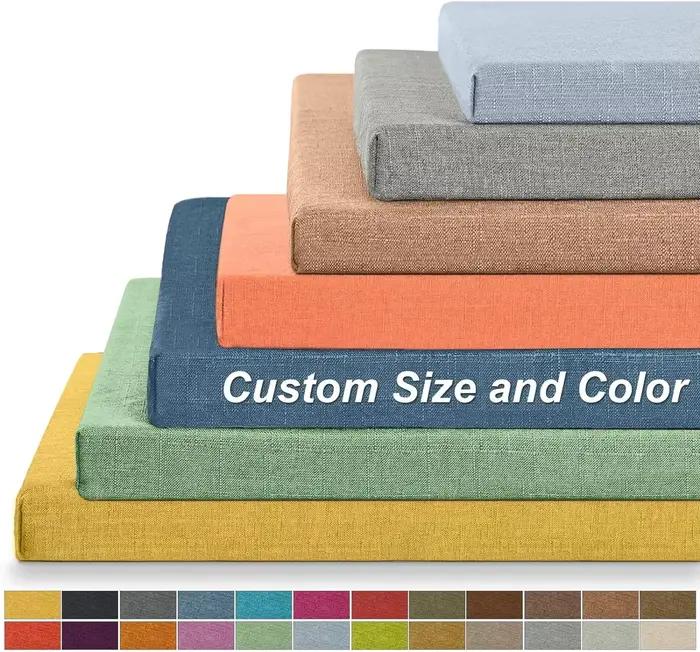 Coussins de banc personnalisés