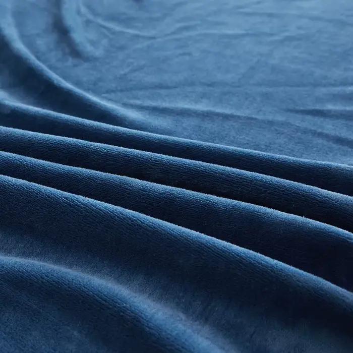 Drap-housse en tissu velours extensible solide
