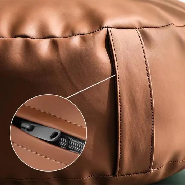 Pouf Ottoman en Faux daim