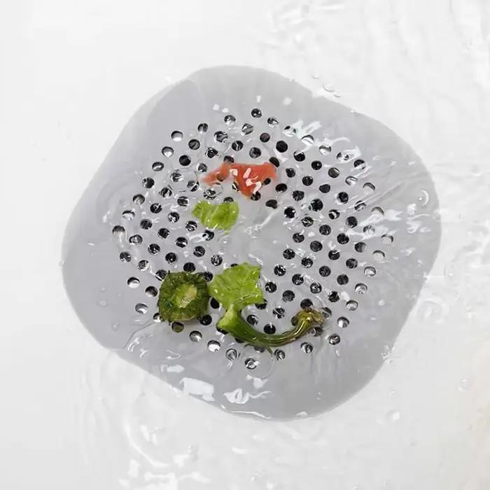 Autocollant de drain carré en silicone