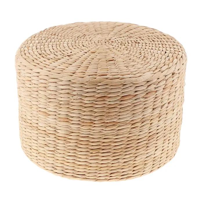 Coussin de paille japonais de 12 pouces, coussin de sol Tatami, oreillers de méditation, coussin de canapé en sarrasin pour la décoration de la maison
