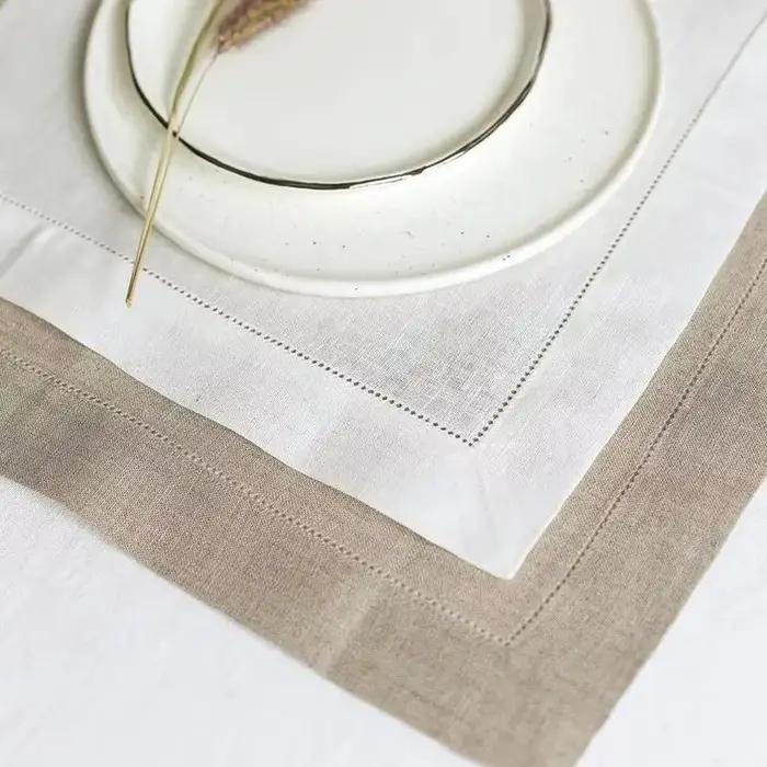 12 pièces serviettes de Table fête de mariage
