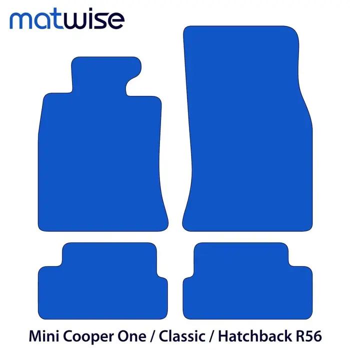 Tapis complet pour Mini Cooper One / Classic Hatchback Tapis de voiture – 2007-2013 R56 – Velour