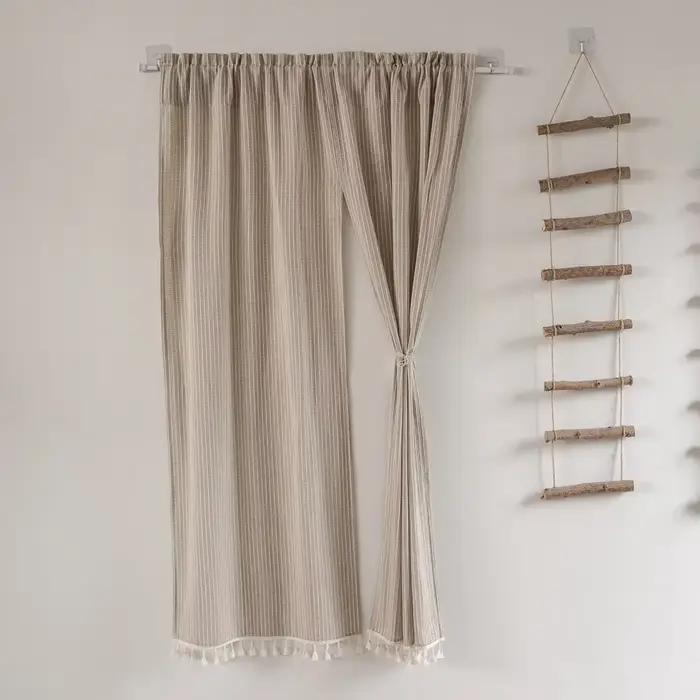Rideau de porte en coton et lin de Style japonais