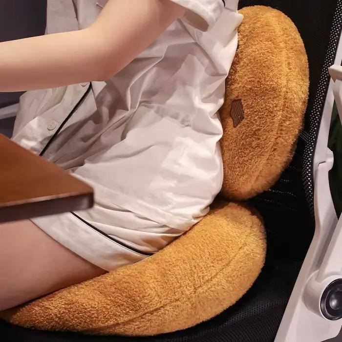 Coussin en peluche pour filles, jouet en peluche douce, coussin de canapé pour la maison, ornement créatif, biscuits au chocolat, meilleurs cadeaux pour filles