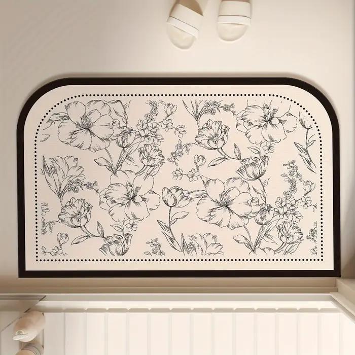 Tapis de salle de bain super antidérapant en caoutchouc