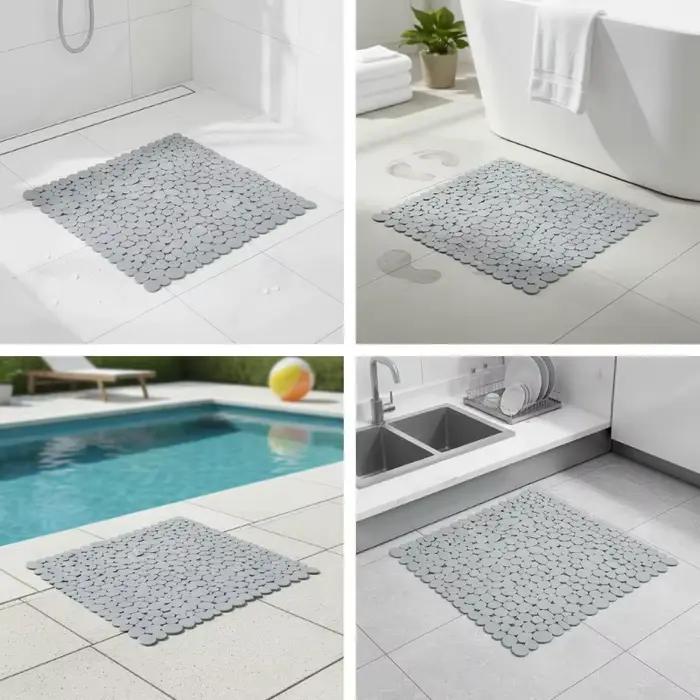 Tapis de bain galets antidérapant