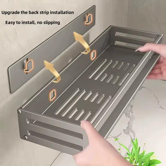 Étagère d'angle de douche sans perçage