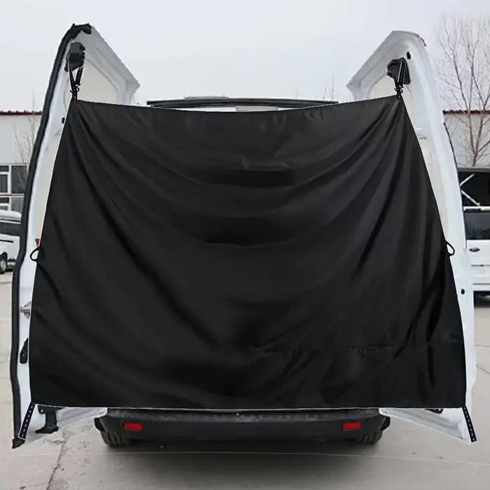 Rideau de protection pour porte arrière de camping-car, rideau d'intimité réglable pour voiture, pare-soleil pour se changer, camping, voyages à la plage