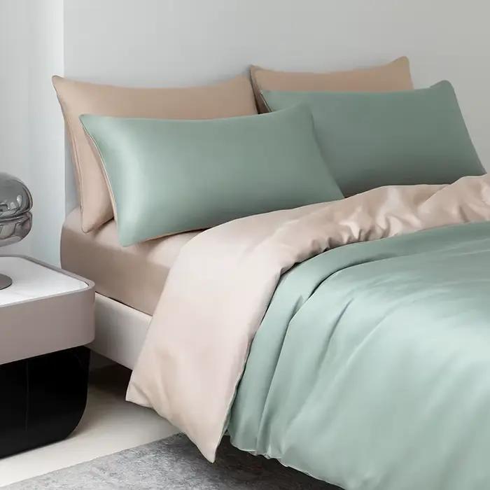 Parure de lit en soie de mûrier de luxe