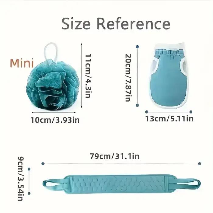 Ensemble de trois pièces de serviette de bain