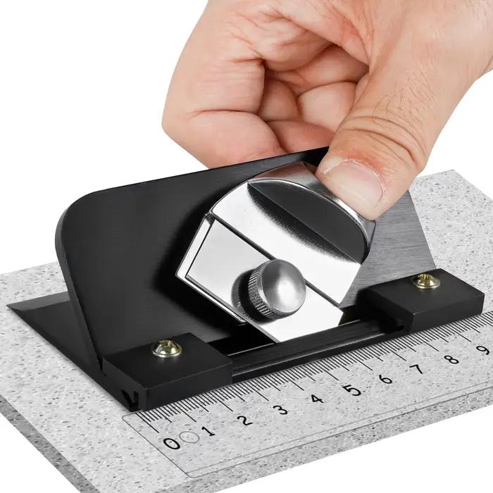 Coupe-tapis rétractable 45 °   Cutter à lame biseautée pour carton de passe-partout, outil de découpe pour l'encadrement d'œuvres d'art et de cadres photo sur mesure
