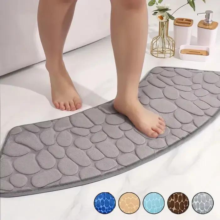 Tapis de sol de salle de bain en relief