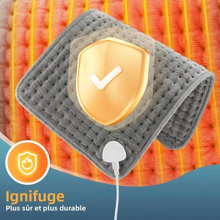 Couverture chauffante électrique 10 niveaux, tapis chauffant, feuille électrique pour lit, canapé, couvertures thermiques chaudes d'hiver, usage domestique