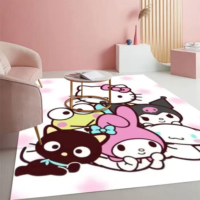 Tapis de sol antidérapant Sanrio My Melody à imprimé fraises