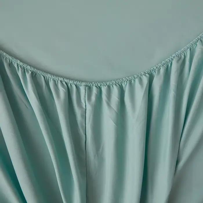 Drap-housse en coton de couleur unie avec bande élastique