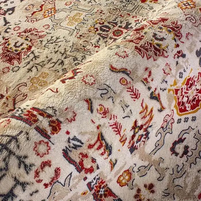 Tapis en peluche de style américain et marocain pour la décoration de la maison