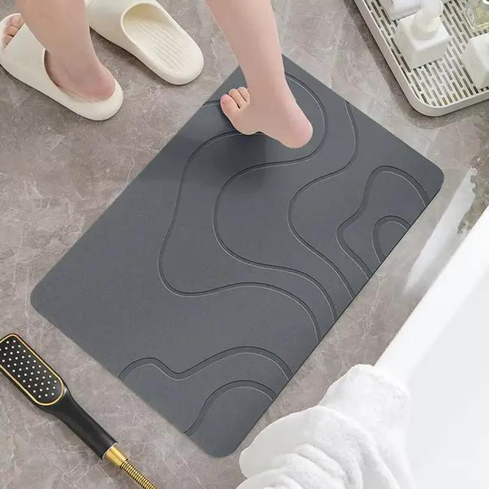 Tapis de salle de bain Super absorbant et antidérapant