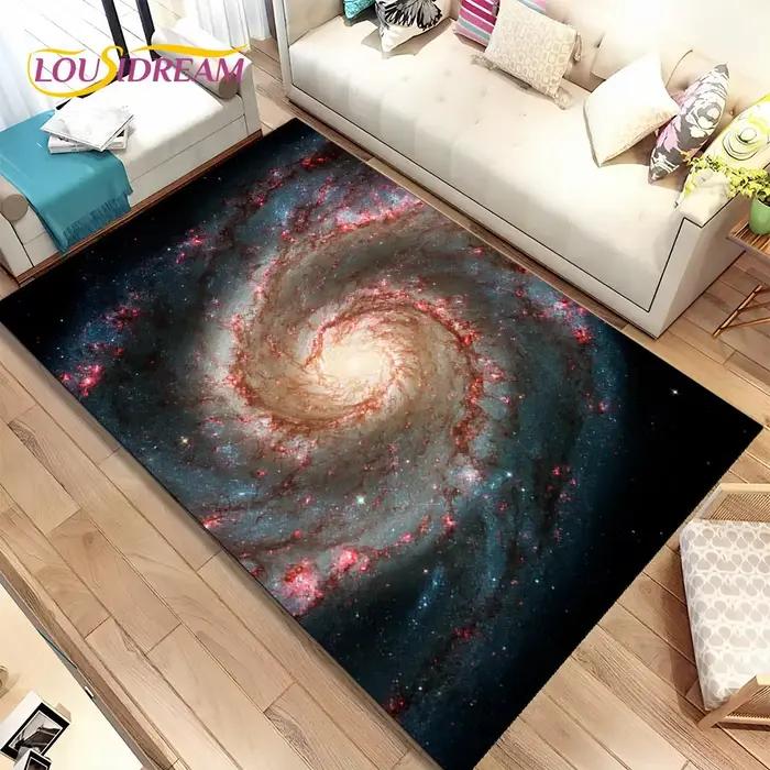 Tapis de zone d'étoiles spatiales de l'univers de la galaxie