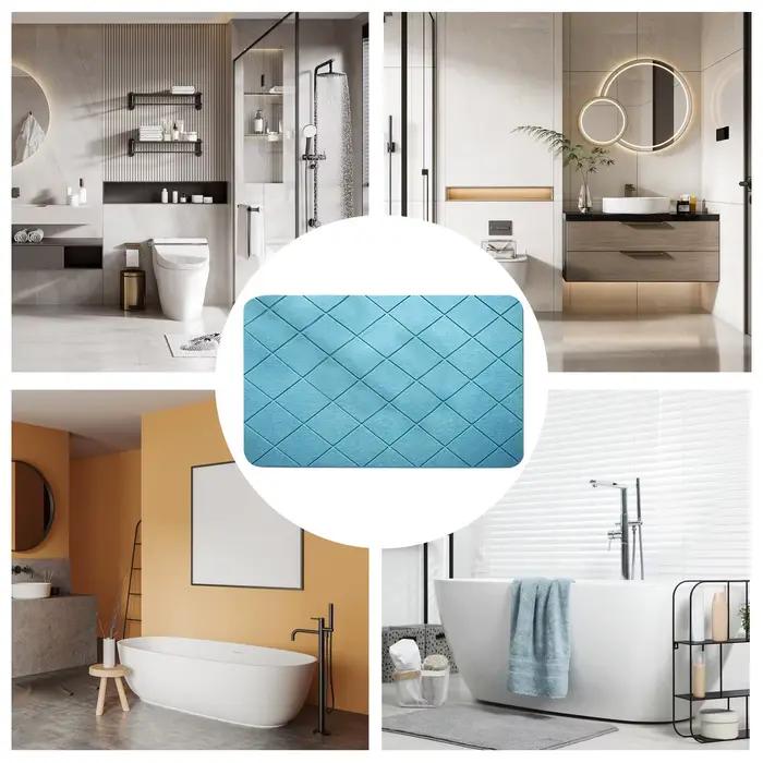 Tapis de bain antidérapant en pierre de Diatomite