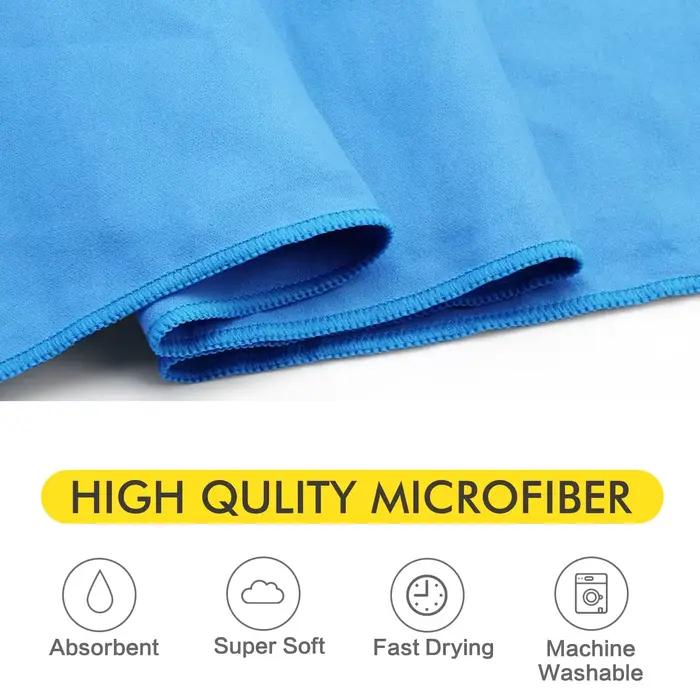 Serviette de bain en microfibre à séchage rapide