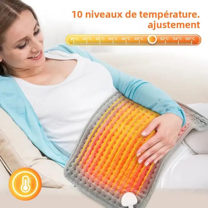 Couverture chauffante électrique 10 niveaux, tapis chauffant, feuille électrique pour lit, canapé, couvertures thermiques chaudes d'hiver, usage domestique