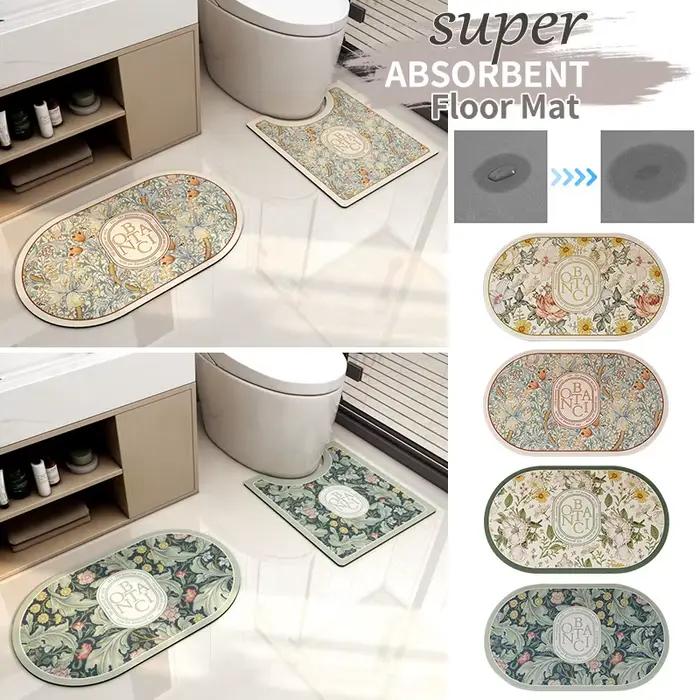 Ensemble de tapis de salle de bain antidérapant