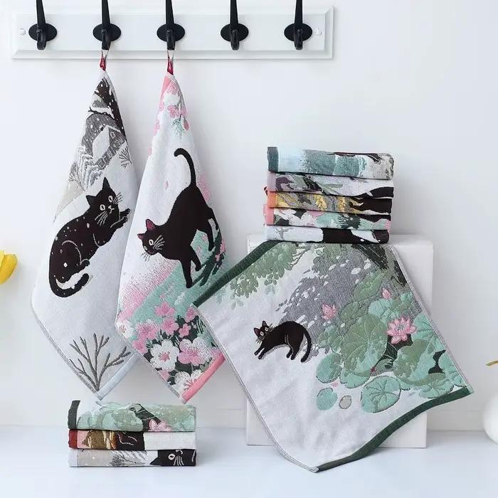 Nouveau 34x40 cm grande serviette à main séchage rapide décoratif cuisine