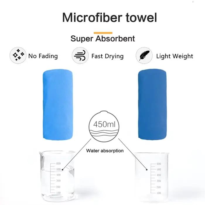 Serviette de bain en microfibre à séchage rapide