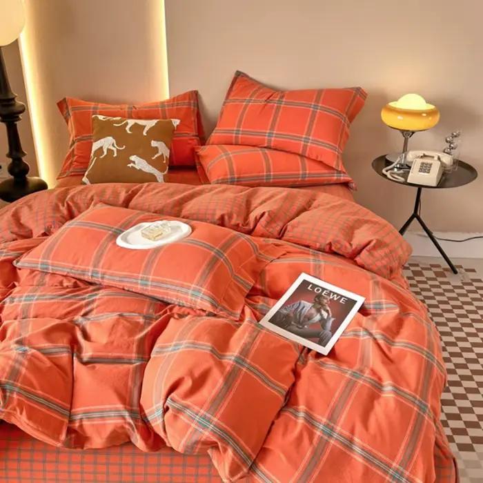 100% coton housse de couette Plaid Style literie couverture couvre 160x210
