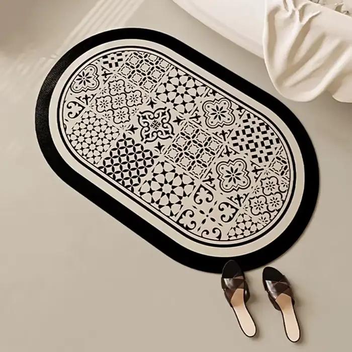 Ensemble de tapis de salle de bain antidérapant