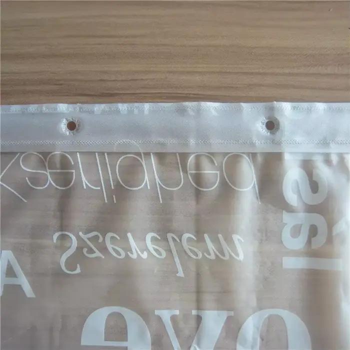 Rideaux de douche de bain transparents LOVE avec crochets