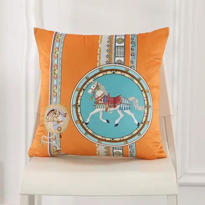 Taie d'oreiller en velours hollandais 45x45cm