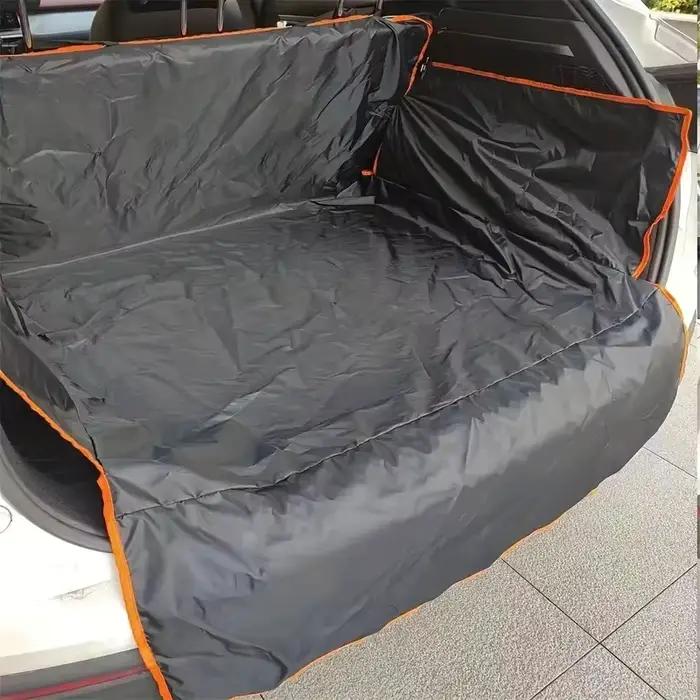 Tapis de coffre de voiture en polyester durable pour animaux de compagnie - Tapis antidérapant résistant aux rayures et facile à nettoyer pour SUV et voitures - Tapis de sécurité pour animaux de compa