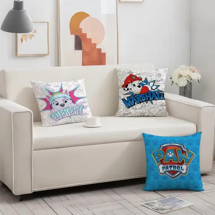 Housse de coussin à double face imprimée avec fermeture éclair