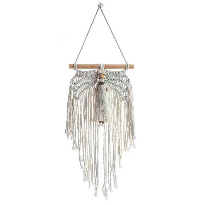 Décoration de la maison bohème macramé tissé tenture murale Boho chambre tapisserie géométrique Art nordique beau