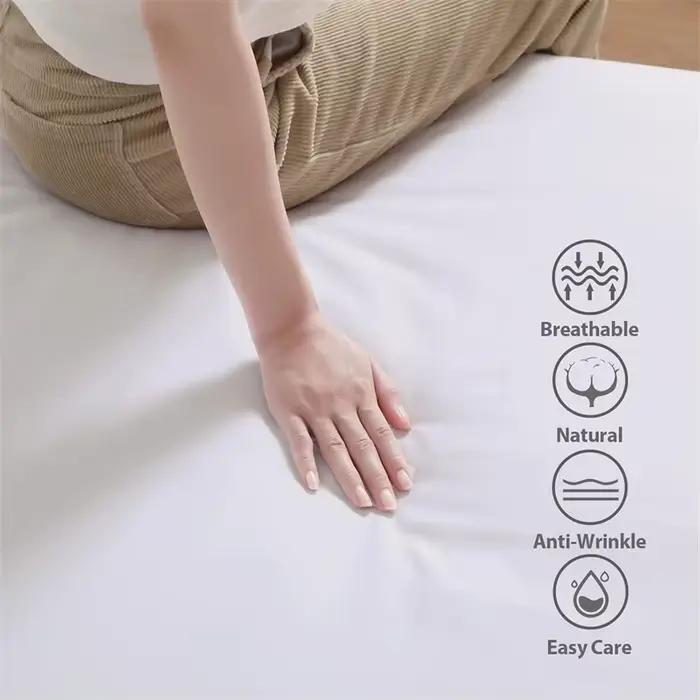 Drap-housse de luxe en coton égyptien doux