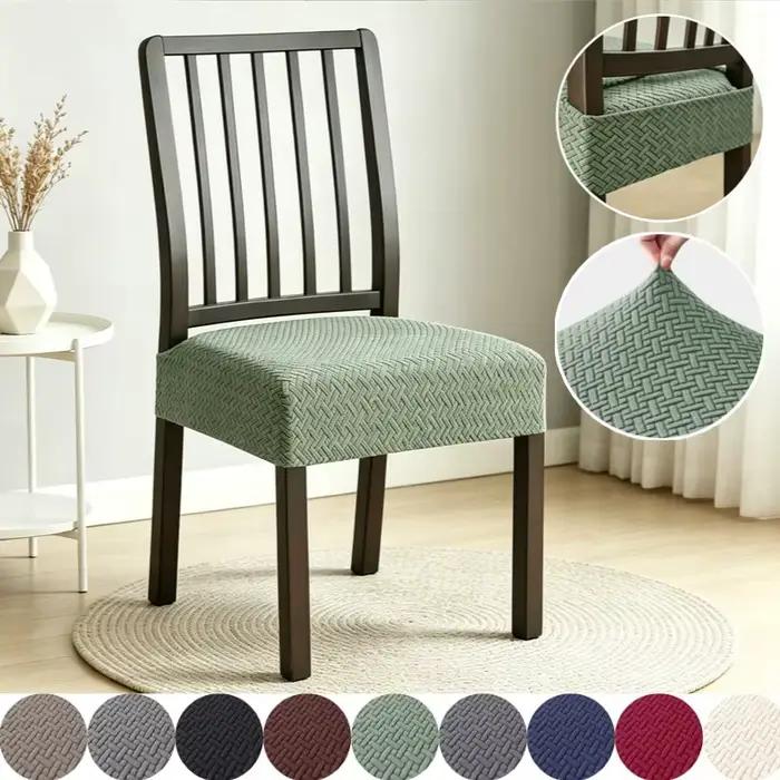 Housse de siège de chaise de salle à manger extensible