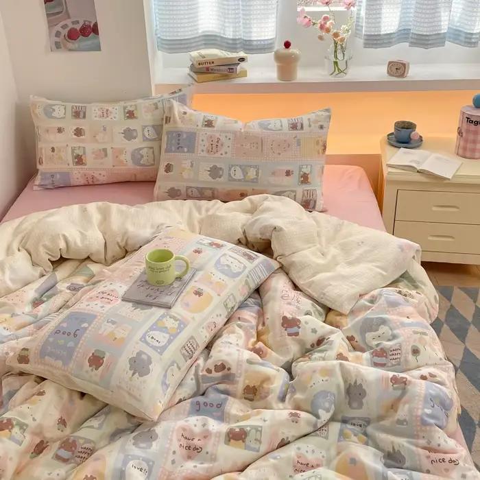 Parure de lit 100% coton