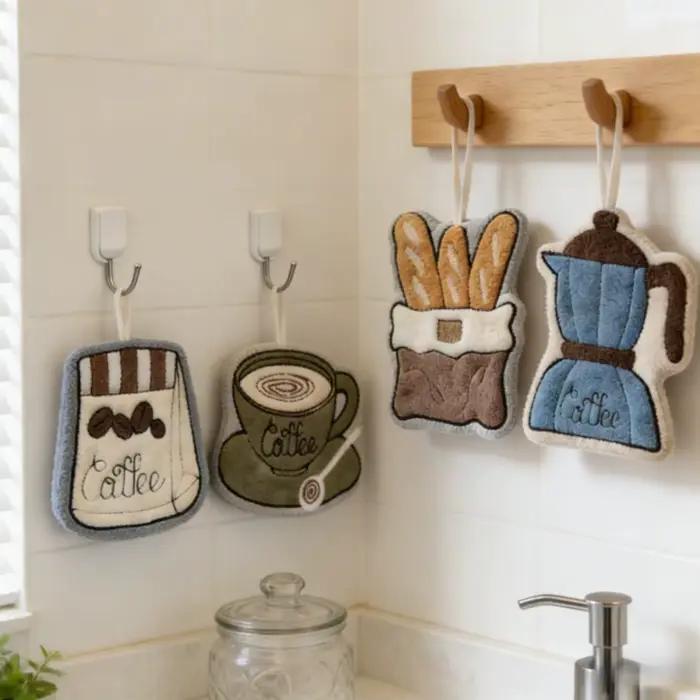 Serviettes décoratives pour la salle de bain ou la cuisine