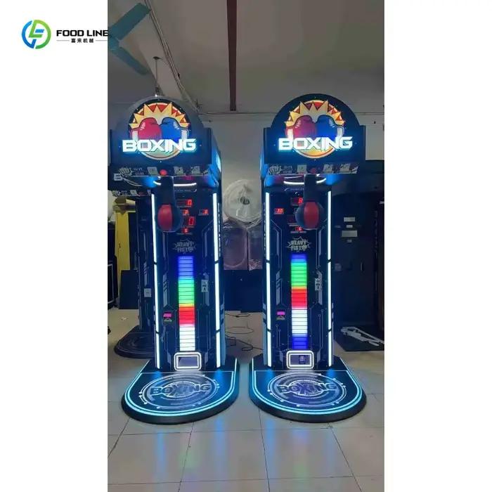 Machine d'arcade de boxe électronique interactive personnalisée, à monnayeur, nouveau design, console de jeu sportive d'intérieur pour salle d'arcade