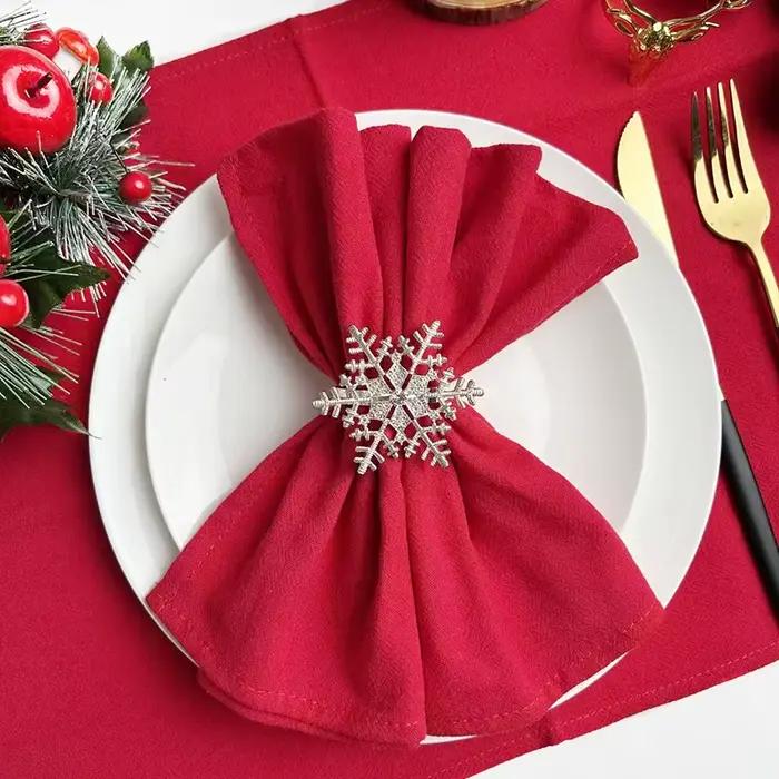 Serviettes en tissu vert sauge 40x40cm