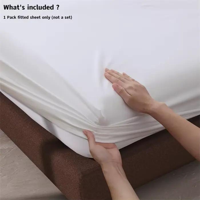 Drap-housse de luxe en coton égyptien doux