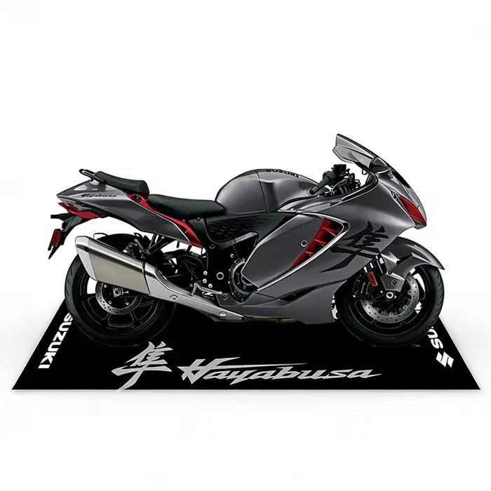 Tapis de présentation pour moto Suzuki, tapis de stationnement antidérapant pour garage, tapis de sol pour moto de sport, moto électrique, entrée, décoration intérieure