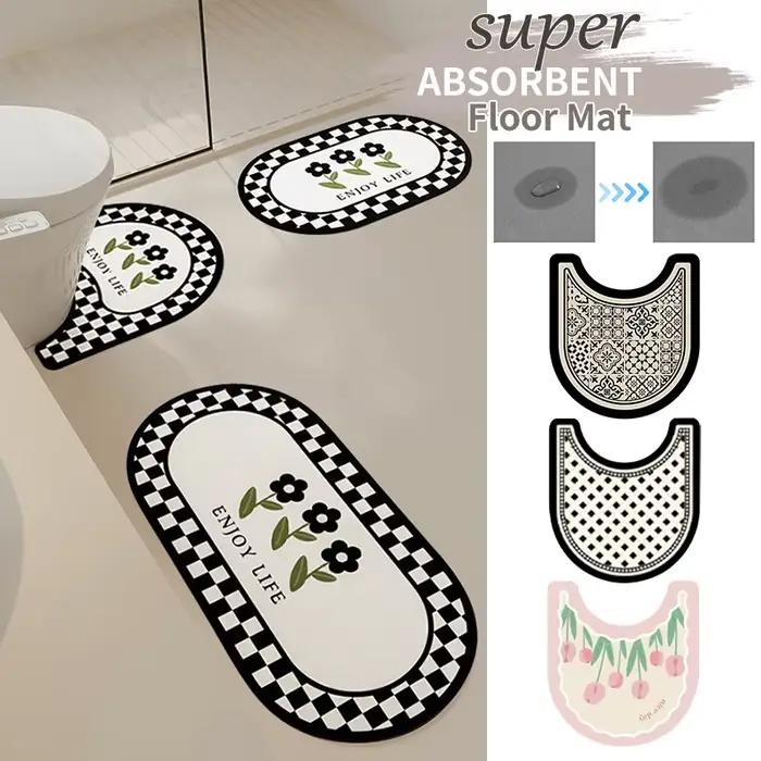 Ensemble de tapis de salle de bain antidérapant